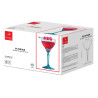 VERRE A PIED COCKTAIL FLORIAN 24CL BLEU