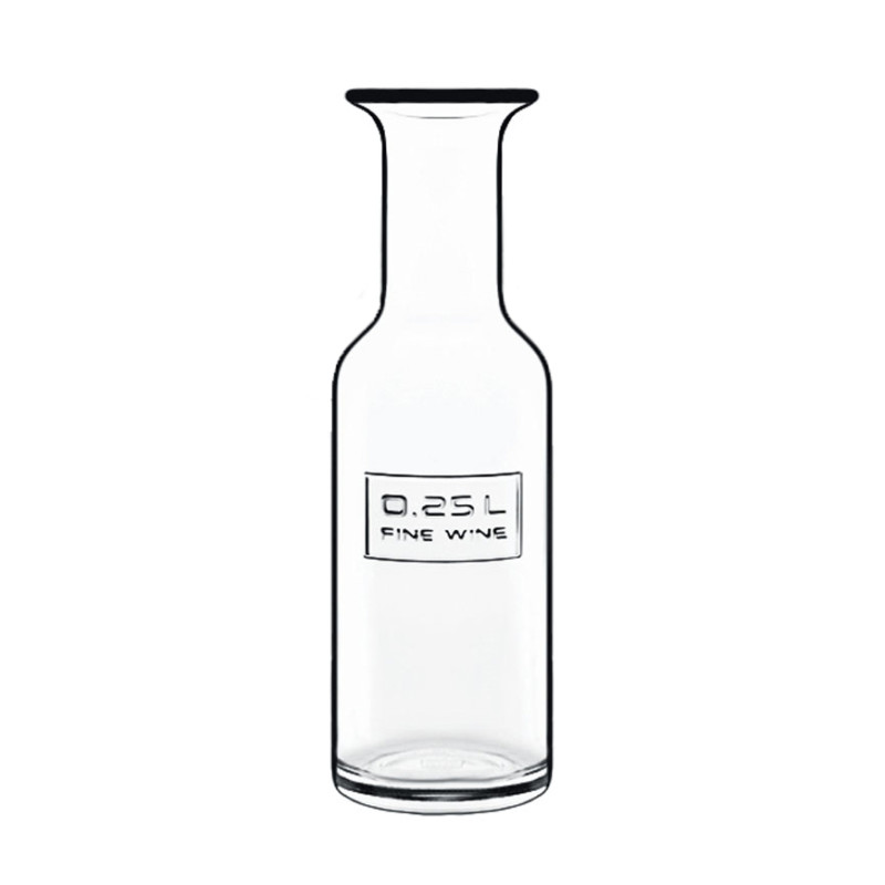 CARAFE OPTIMA 25CL EN VERRE SODOCALCIQUE