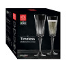BOITE DE 6 FLÛTES CALICE TIMELESS 21CL