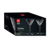 BOITE DE 6 VERRES A PIED MARTINI TIMELESS 21CL EN CRISTALLIN