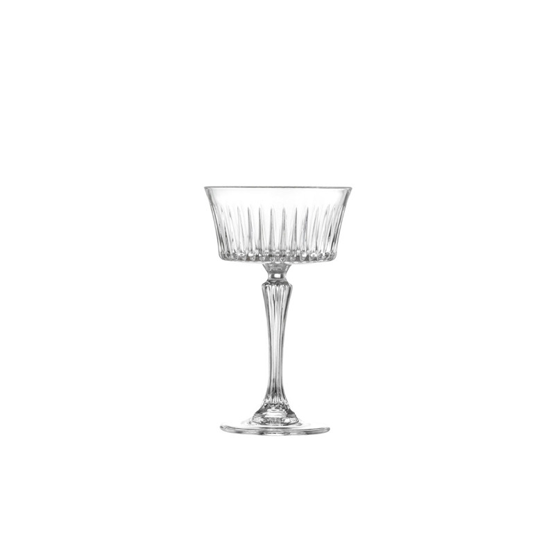 BOITE DE 6 VERRES A PIED CALICE TIMELESS 26CL EN CRISTALLIN