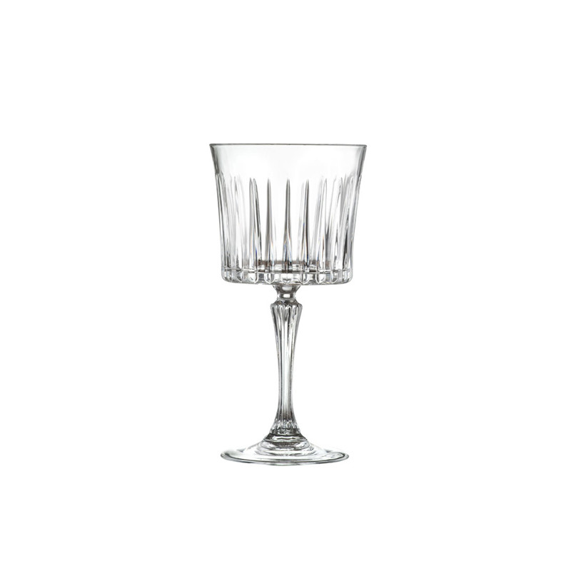 BOITE DE 4 VERRES A PIED COCKTAIL 50CL EN CRISTALLIN