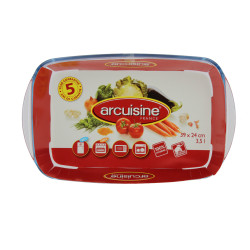 PLAT FOUR RECTANGLE 39X23CM...