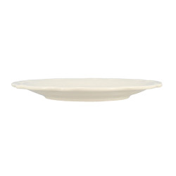ASSIETTE DESSERT CHARLOTTE 21CM EN GRÈS BLANC