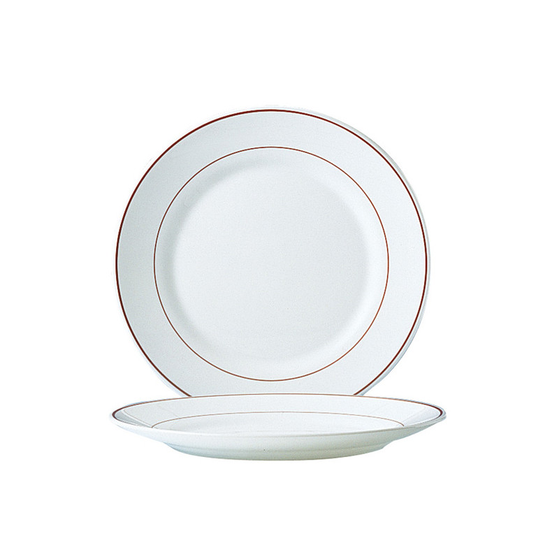 ASSIETTE PLATE RESTAURANT BORDEAUX 15,5CM