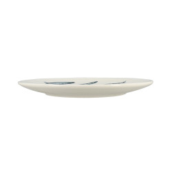 ASSIETTE PLATE SARDINE 25CM EN GRÈS