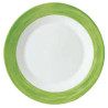 ASSIETTE PLATE BRUSH VERT 15,5CM