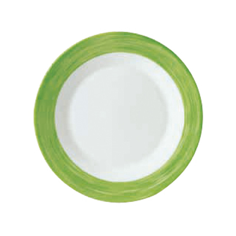 ASSIETTE DESSERT BRUSH VERT 19,5CM