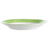 ASSIETTE CREUSE BRUSH VERT 22,5CM