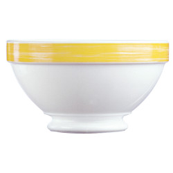 BOL BRUSH JAUNE 13CM 51CL EMPILABLE