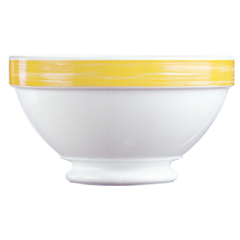 BOL BRUSH JAUNE 13CM 51CL EMPILABLE