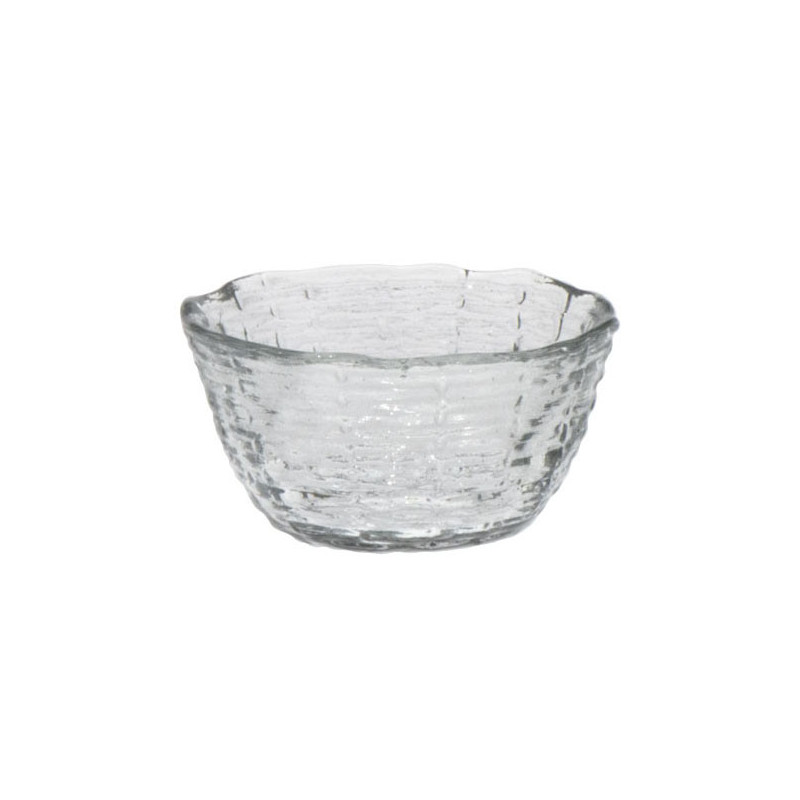 COUPELLE SEA URCHIN 8.5CM EN VERRE TRANSPARENT