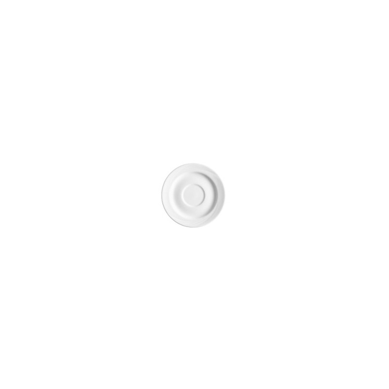 SOUCOUPE AMBASSADOR 13CM BLANCHE EN PORCELAINE