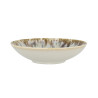 ASSIETTE CREUSE MAKA EN PORCELAINE 21CM