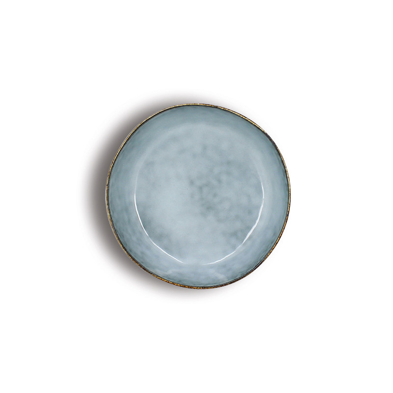ASSIETTE COUPE ARONAL 16CM EN GRÈS BLEU