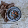 ASSIETTE COUPE ARONAL 16CM EN GRÈS BLEU