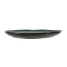 ASSIETTE PLATE GRENADA 27.5CM EN GRÈS VERT FONCÉ
