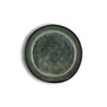 ASSIETTE COUPE GRENADA 20CM EN GRÈS VERT FONCÉ