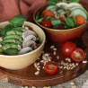 POKE BOWL 12.5CM EN GRÈS OCRE 360 ML