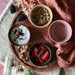 COUPELLE 8CM POKEBOWL EN GRÈS ROSE PÂLE 100 ML
