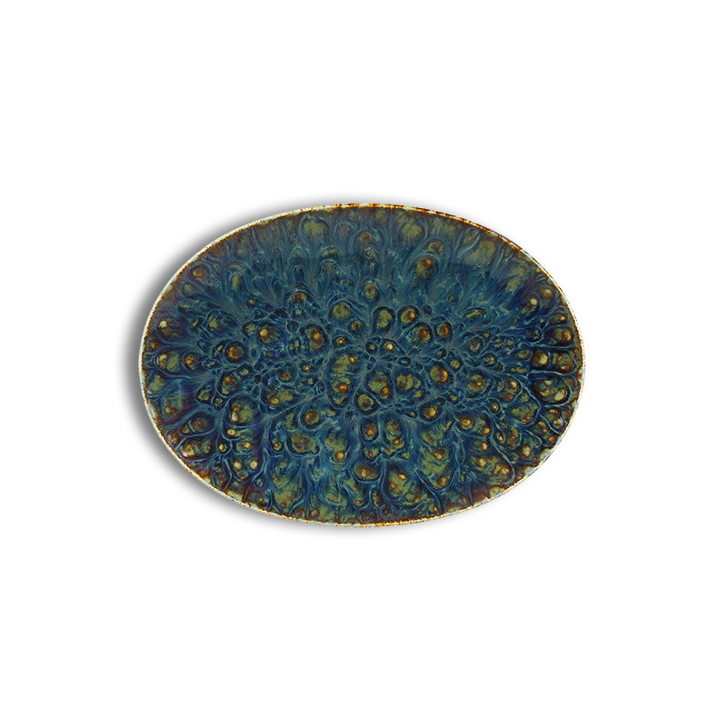 PLAT OVALE VENUS 24X17CM EN PORCELAINE