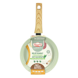 POELE COLORAMA 20CM EN ALUMINIUM RECYCLÉ CELADON INDUCTION