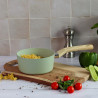 CASSEROLE COLORAMA 16CM EN ALUMINIUM RECYCLÉ CELADON INDUCTION