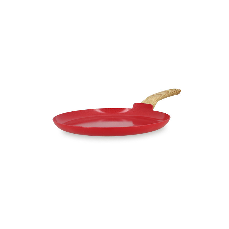 CRÊPIÈRE COLORAMA 26CM EN ALUMINIUM RECYCLÉ MAGENTA INDUCTION