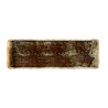 PLAT RECTANGLE VOLCANO 29CM EN PORCELAINE MARRON