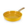 POELE COLORAMA 24CM EN ALUMINIUM RECYCLÉ SAFRAN INDUCTION