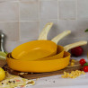 POELE COLORAMA 28CM EN ALUMINIUM RECYCLÉ SAFRAN INDUCTION