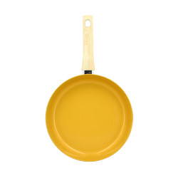 POELE COLORAMA 28CM EN ALUMINIUM RECYCLÉ SAFRAN INDUCTION