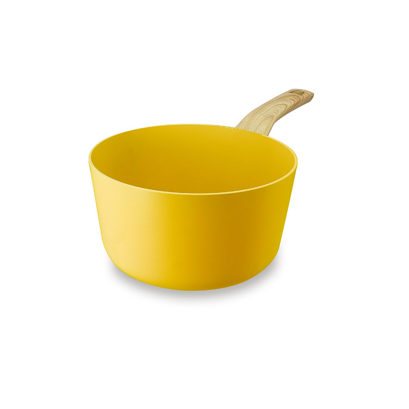 CASSEROLE COLORAMA 20CM EN ALUMINIUM RECYCLÉ SAFRAN INDUCTION