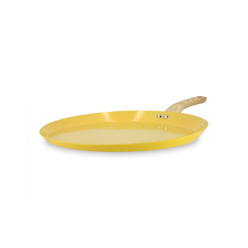 GALÉTIÈRE COLORAMA 32CM EN ALUMINIUM RECYCLÉ SAFRAN INDUCTION
