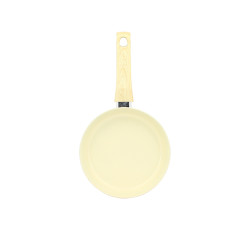 POELE COLORAMA 20CM EN ALUMINIUM RECYCLÉ CRÈME INDUCTION