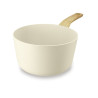 CASSEROLE COLORAMA 20CM EN ALUMINIUM RECYCLÉ CRÈME INDUCTION