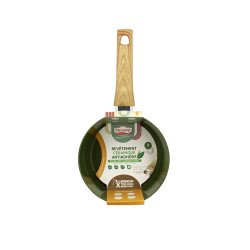 CASSEROLE DE 18CM EN ALUMINIUM RECYCLÉ OLIVE  INDUCTION COLORAMA