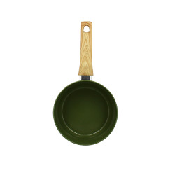 CASSEROLE DE 18CM EN ALUMINIUM RECYCLÉ OLIVE  INDUCTION COLORAMA