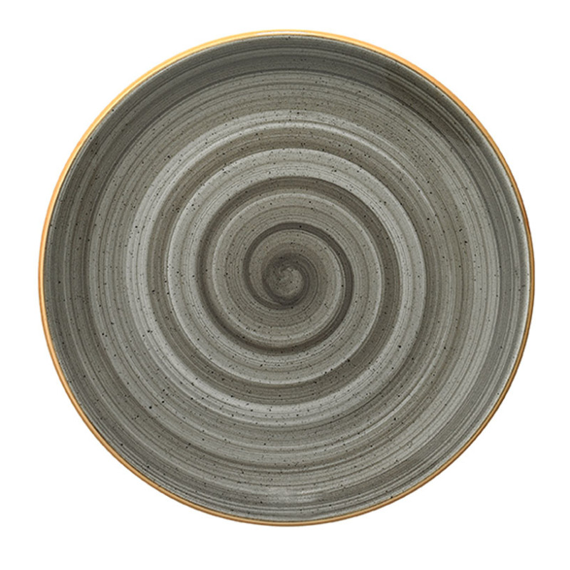 ASSIETTE PLATE SPACE GOURMET 23CM PORCELAINE