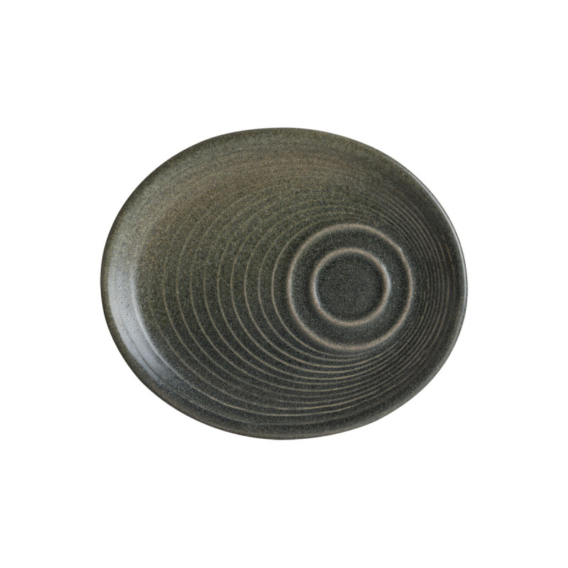 ASSIETTE A TASSE HORNFELS RIPPLE 20X17CM GRES VITRIFIE