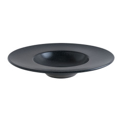 ASSIETTE PATES BANQUET GRAPHITE 28CM EN PORCELAINE