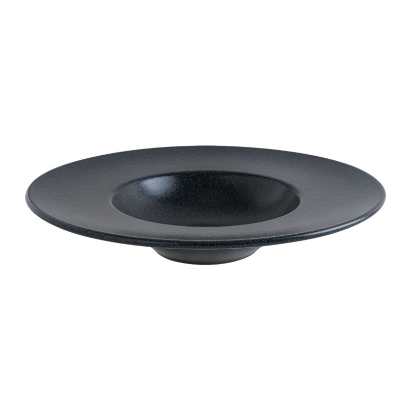 ASSIETTE PATES BANQUET GRAPHITE 28CM EN PORCELAINE