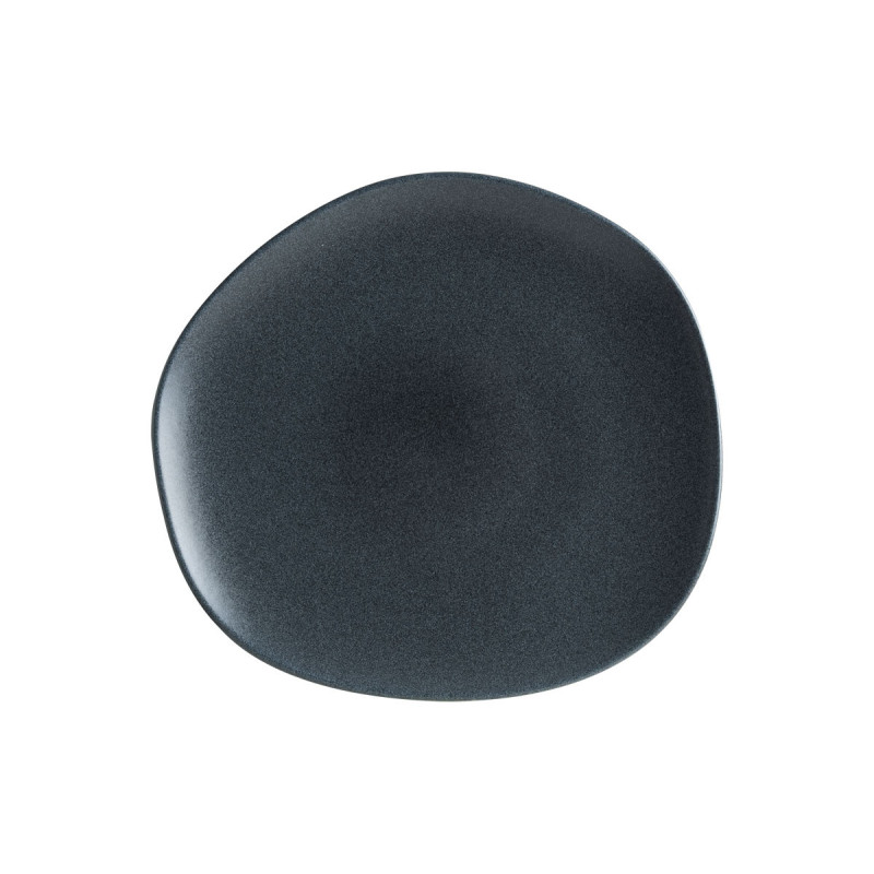 ASSIETTE PLATE VAGO GRAPHITE 29CM EN PORCELAINE