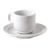 SOUCOUPE OSLO BLANC 12.3CM PORCELAINE