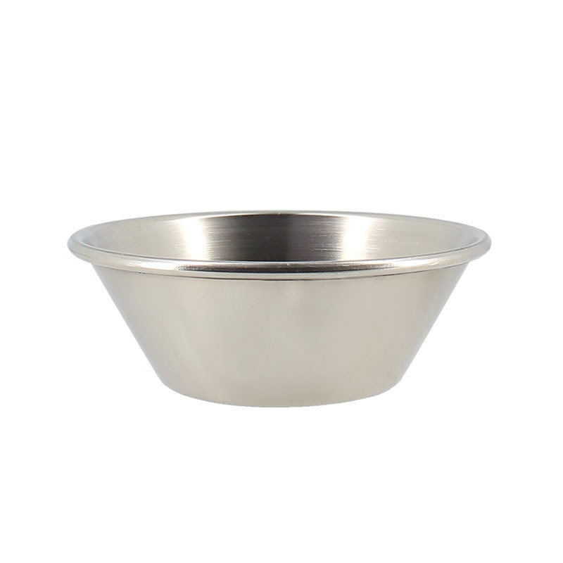 RAMEQUIN FORME BASSE 6CM CONTENANCE 4.5CL INOX