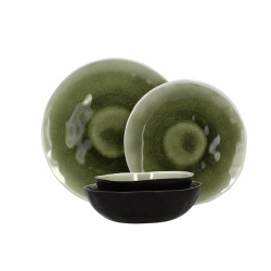 ASSIETTE PLATE KUWAE 27.5CM EN MÉLAMINE VERT