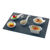 ASSIETTE RECTANGULAIRE ARDOISE NATURELLE35X15CM
