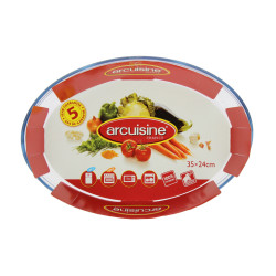 PLAT FOUR OVALE 34X24CM O...