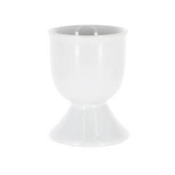 COQUETIER SUR PIED EN GRÈS BLANC 4.7CM