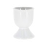 COQUETIER SUR PIED EN GRÈS BLANC 4.7CM